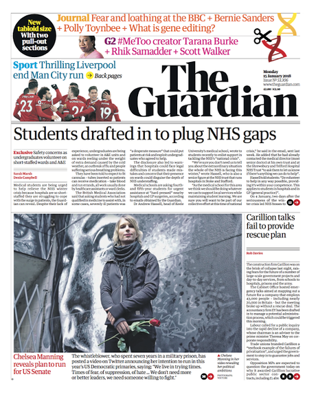 Nouvelle formule et nouveau format pour The Guardian