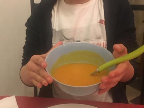 La délicieuse soupe de courge de Léna !