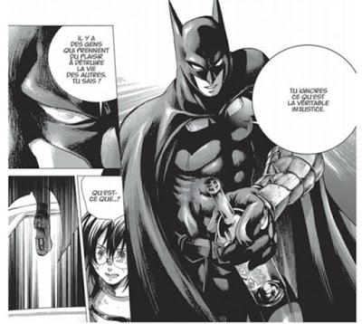 La rencontre entre Rui et Batman, le Chevalier Noir