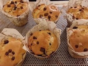 Muffins aux trois chocolats