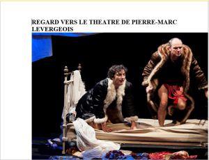 Regard vers le théâtre de Pierre-Marc LEVERGEOIS 17/01/2018