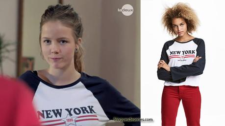 DEMAIN  NOUS APPARTIENT : le t-shirt New York  de Margot dans l’épisode 132