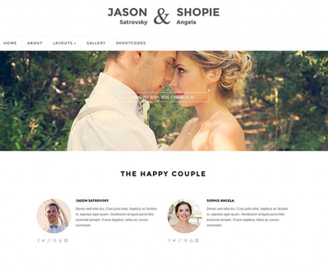 23 Themes WordPress pour créer un site de mariage