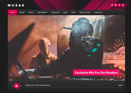 10 Themes WordPress pour créer une site de Musique 10 Themes WordPress pour créer une site de Musique