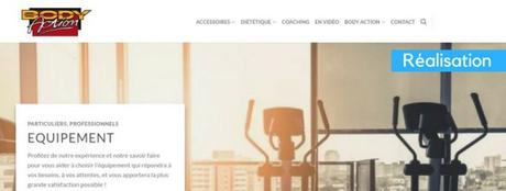 [Réalisation] Création du site de Body Action NC