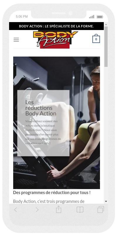 [Réalisation] Création du site de Body Action NC