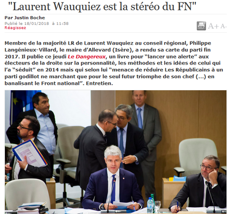 #Wauquiez #LR : « la stéréo du #FN » #Wauquiez #LR : « la stéréo du #FN »