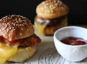 Burger poulet pané fromage