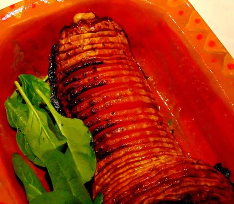 Courge hasselback