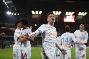 La joie de Thauvin après la belle victoire de l'OM à Rennes