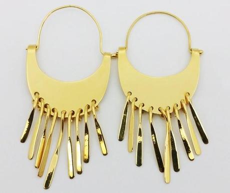 Boucles d'oreilles plaquées or paire de boucles d'oreilles plaquée or