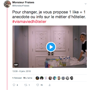 Où j'enfile des perles de ma vie d'hôtelier https://twitter.com/MonsieurFraises/status/949621534829707264