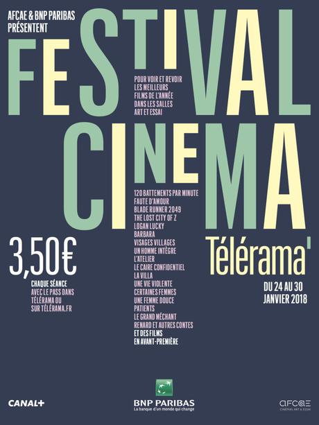 Le Festival cinéma Télérama du 24 au 30 janvier 2018 (Actus)