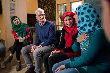 Apple s'accocie à la fondation de la lauréate du prix Nobel de la paix