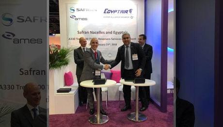 Safran signe un contrat avec Egyptair