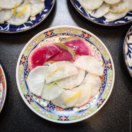 Douceur d’hiver – Tsukemono de radis daikon et red meat