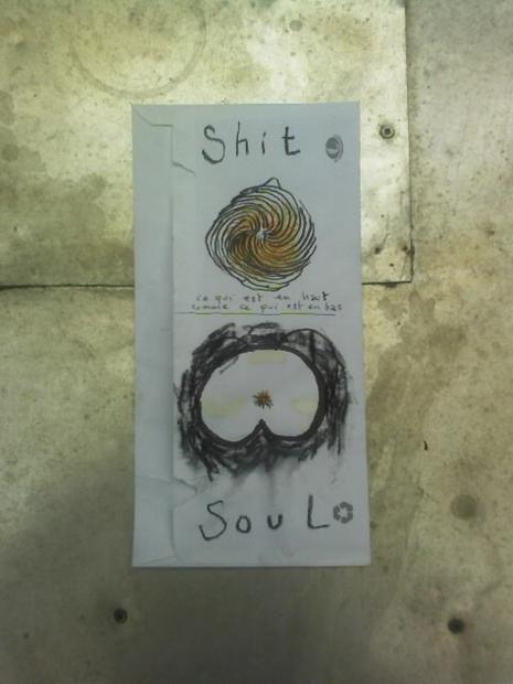 doodle sur enveloppe