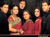 famille indienne (2001) avec shahrukh khan, hrithik roshan, amitabh bachchan kajol.