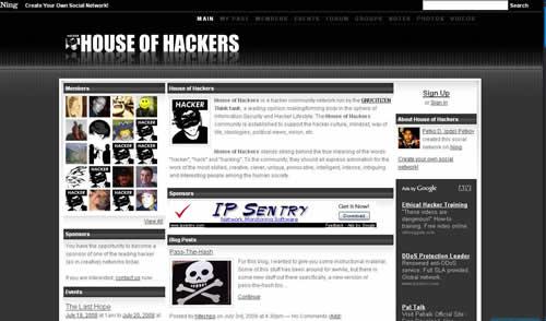 House Of Hackers, le reseau social des Hackers