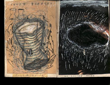 Le labyrinthe / coupe noire, coupe blanche