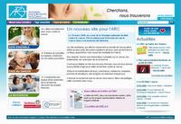 Association pour recherche cancer (ARC) nouvelle version site ligne