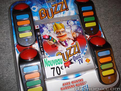 Achat] Buzz Quizz TV + Buzzers Sans Fil sur PS3 - Paperblog