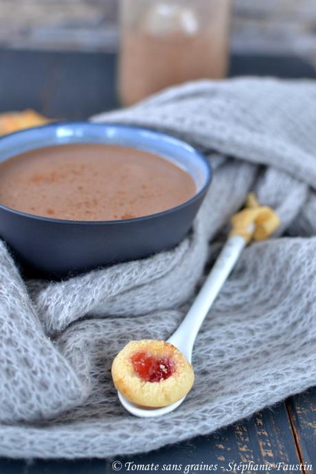 Chocolat chaud au lait de coco Chocolat chaud au lait de coco