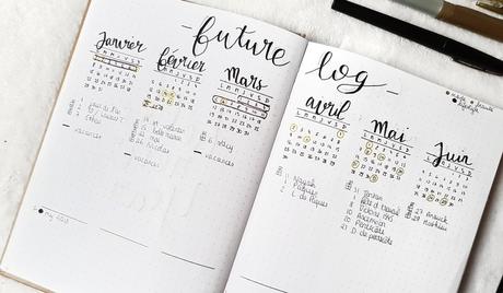 Bullet journal #1  Mon Set up 2018 + Janvier sous les flocons de neige