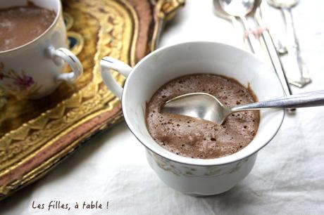 Mousse au chocolat noir et crème de coco