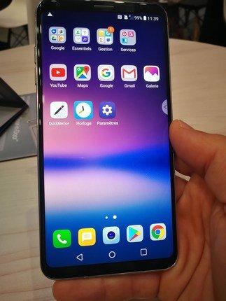 Test du smartphone LG V30