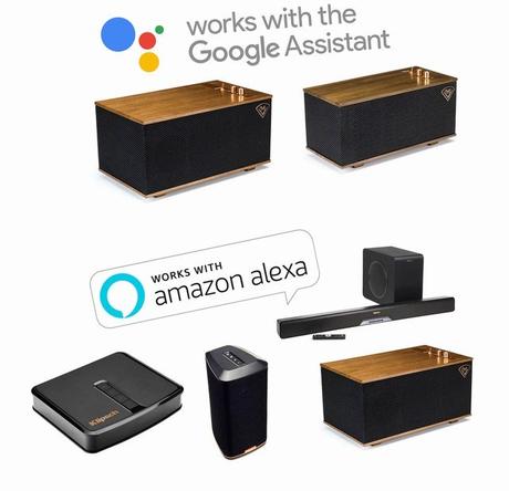 CES 2018 : Klipsch rend ses enceintes compatibles avec Amazon Alexa et Google Assistant