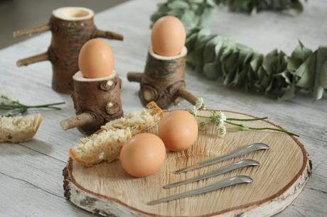 Fabriquer des coquetiers en bois avec votre vieux sapin de Noël