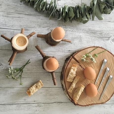 Fabriquer des coquetiers en bois avec votre vieux sapin de Noël