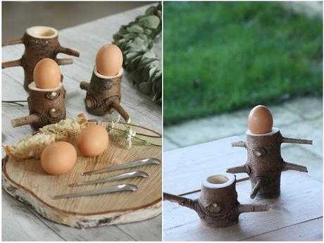 Fabriquer des coquetiers en bois avec votre vieux sapin de Noël