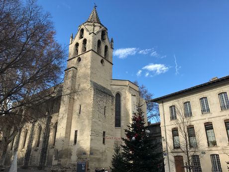 Carte postale d'Avignon à Noël #Provence