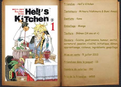 Hell's Kitchen T1 à T5 - Mitsuru Nishimura & Gumi Amazi