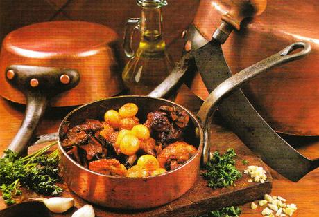 La fricassée de poulet aux cèpes