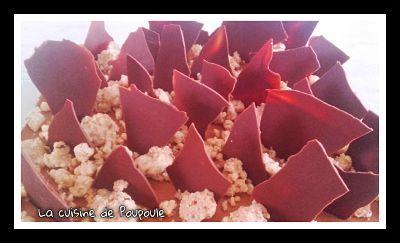 Entremet fleur de sel de Christophe Fleder Entremet fleur de sel de Christophe Fleder