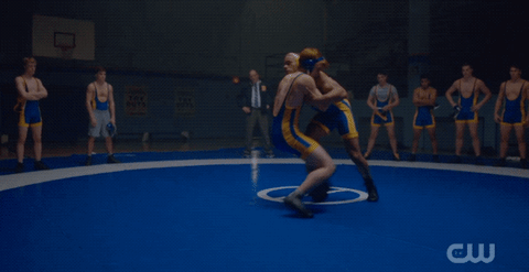 SEXY : Archie Andrews in wrestling singlet