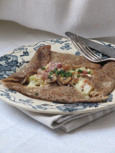 Galette de sarrasin à la raclette Galette de sarrasin à la raclette