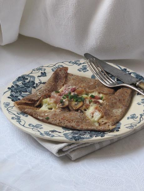 Galette de sarrasin à la raclette Galette de sarrasin à la raclette