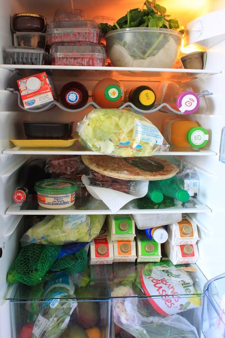 crudivorisme, à quoi ressemble mon réfrigérateur?