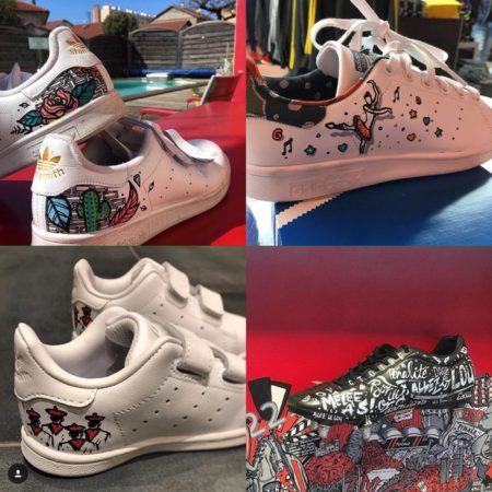 Ces artistes lyonnais personnalisent vos sneakers sur demande