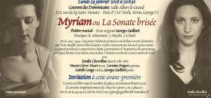 Couvent des Dominicains  « La sonate Brisée »  lundi 29 Janvier 2018