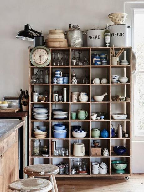 Kitchen shelves