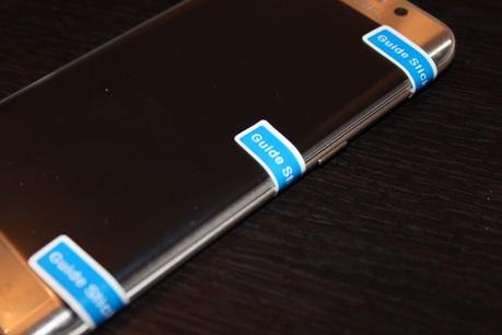 Test Protection d’écran incurvée Samsung Galaxy S6 Edge, Verre Trempé givrée5