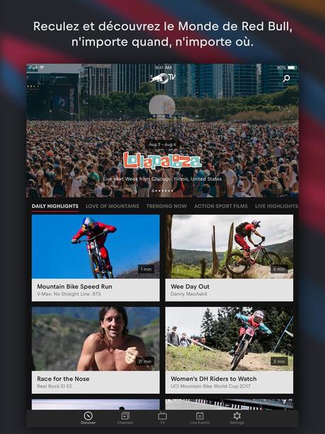 App du jour : Red Bull TV (iPhone & iPad – gratuit) App du jour : Red Bull TV (iPhone & iPad – gratuit)