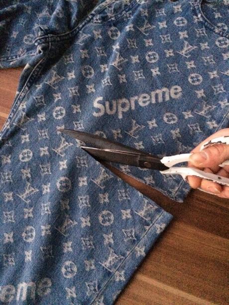 Une Air Max 1 x Supreme x LV custom Air Max 1 x Supreme x LV