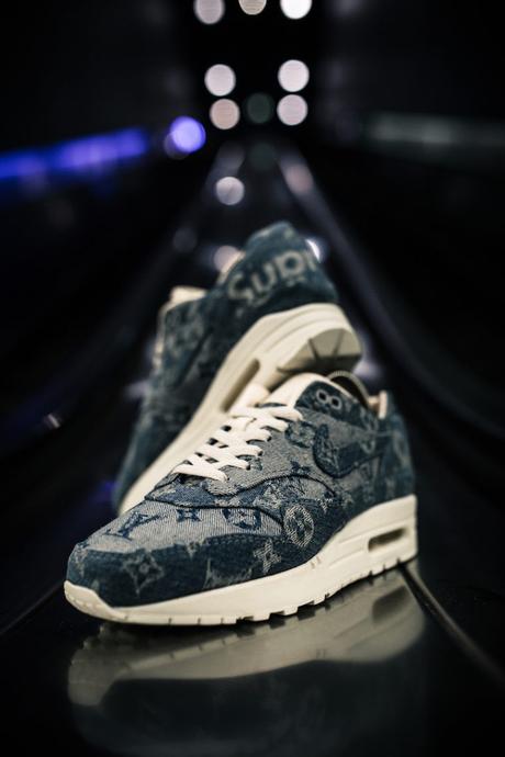 Une Air Max 1 x Supreme x LV custom Air Max 1 x Supreme x LV