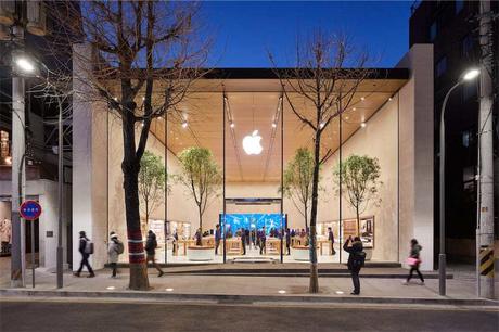 Apple dévoile son Apple Store en Corée du Sud.